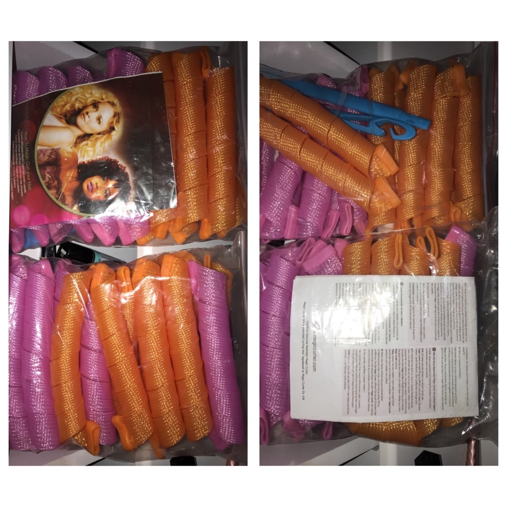 Heatless hair curlers